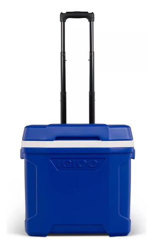 Hielera Enfriador Igloo 30 Qt 48 Latas Con Ruedas 28 Litros Azul