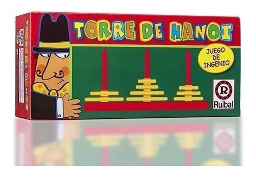 Juego De Ingenio Torre De Hanoi Original Ruibal