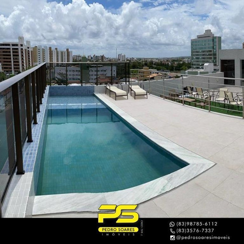 Imagem 2 de 10 de Flat Com 1 Dormitório À Venda, 42 M² Por R$ 240.000,00 - Ponta De Campina - Cabedelo/pb - Fl0127