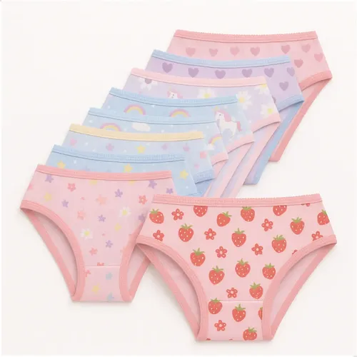 Kit 10 Calcinhas Algodão Infantil Criança