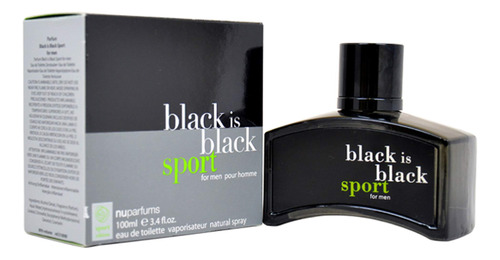 Perfume Yves Saint Laurent Black Is Black Sport Edt En Aeros