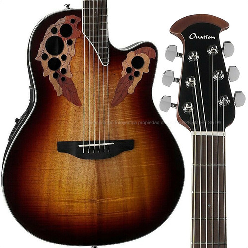 Guitarra Ovation Electroacustica Celebrity Elite Exotic Koa