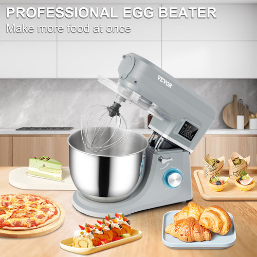 Vevor Batidora Multifuncional De Pedestal 660w 7l 5en1 Lcd
