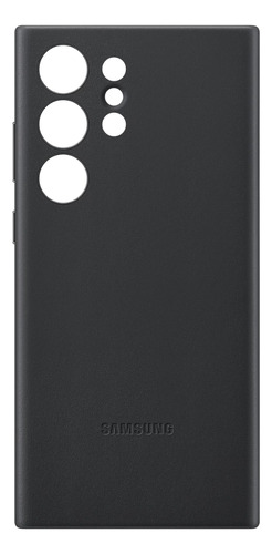 Funda De Cuero Leather Case Galaxy S23 Ultra Negro - Ef-vs91