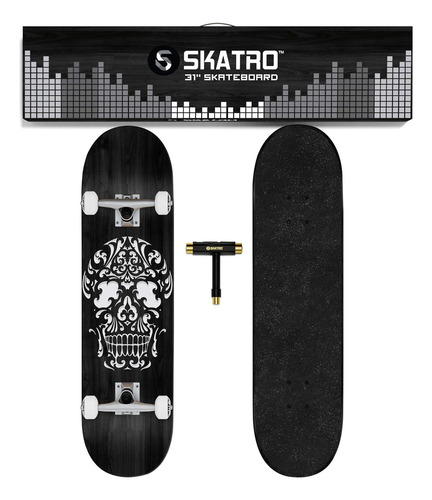 Patineta Completa Pro Skateboard De 31 Pulgadas. Edades Del