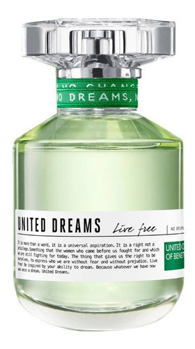 Perfume Mujer Benetton United Dreams Live Free Edt 50ml