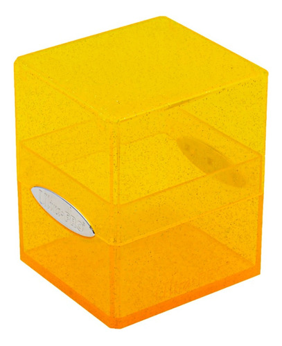 Ultra Pro Deck Box Satin Cube Amarillo Brillante