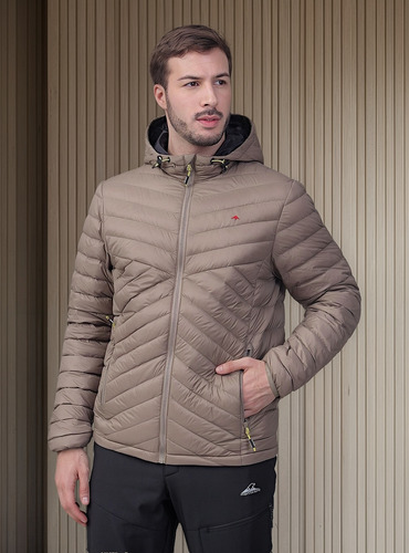 Campera Hombre Montagne Novak Pluma Con Capucha