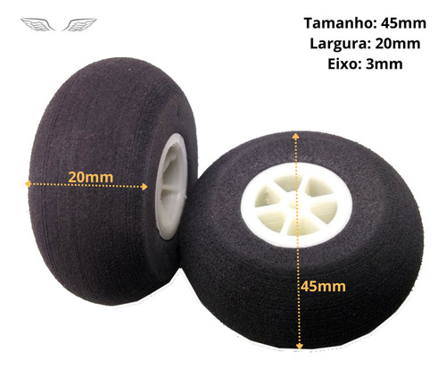 Bequilha Dianteira Com Roda Para Aeromodelo Elétrico de até 1kg Cessna Calmato Stick pode usar hélice 10"