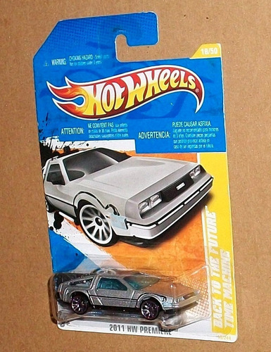 Hot Wheels Back To The Future Time Machine 18/244 Hw Premier