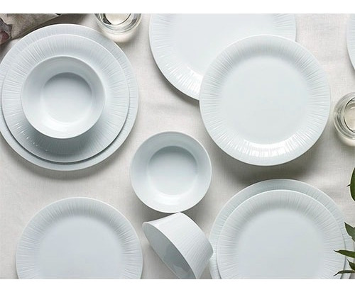 Plato Base Conifere Blanco Porcelana 30 Cm Noritake