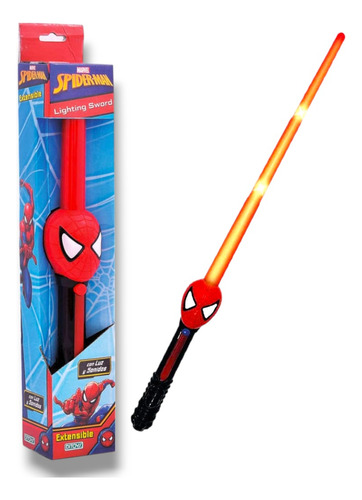 Espada Sable Spiderman Hombre Araña Con Luz Sonido Original