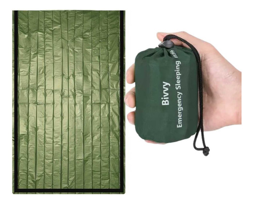 Saco De Dormir Portátil Emergência Acampamento Sleeping Bag