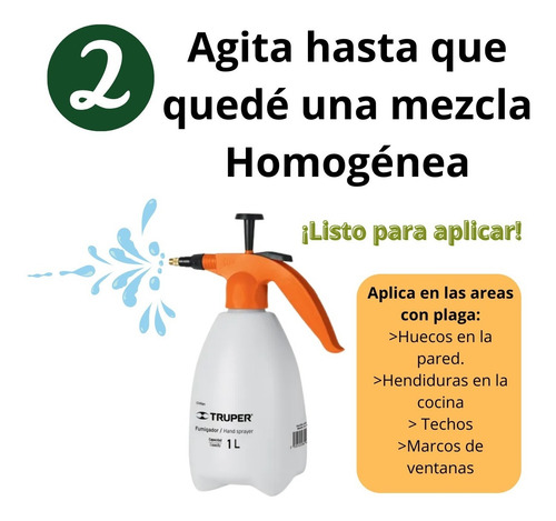 Control De Plagas Fiprax + Fumigadora + Dosificador
