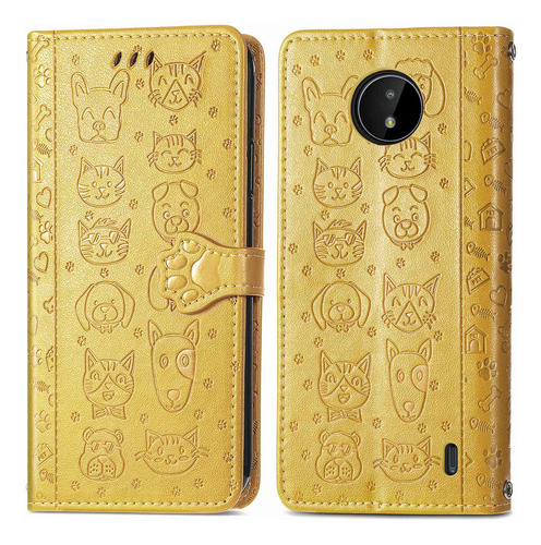 Funda Con Tapa Tipo Cartera Sd62 Para Nokia C10/c20