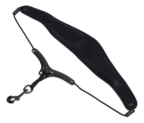 Correa De Cuello De Saxofón Negra Negra Para Saxo Alto Trans