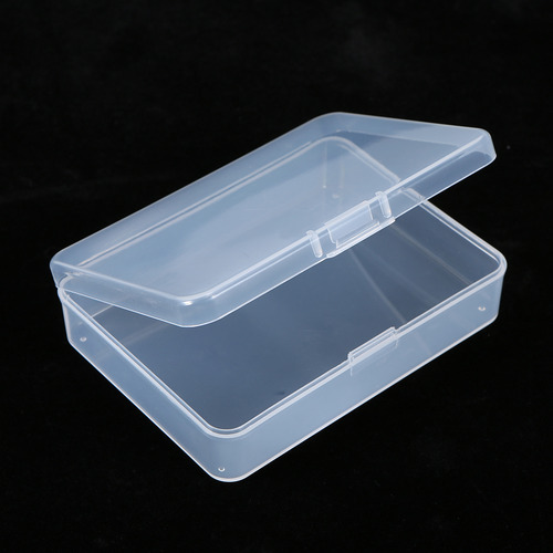 Caja De Almacenamiento Portátil Rectangular De Plástico Tran