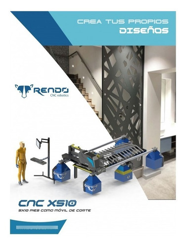 Maquina De Corte 1.5x3 Mts Cnc Rendo X510 Multi Proceso