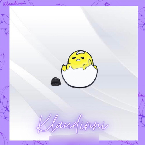 Pin, Broche O Prendedor De Gudetama En Su Cascaron De Huevo