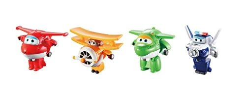 Super Wings - Paquete De Transform-a-bots 4 | Jett, Paul, Mi