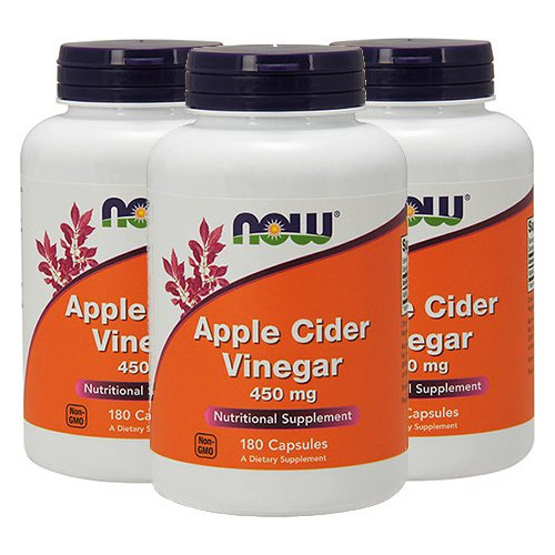 Vinagre De Sidra De Manzana 450 Mg Now Foods 540 Capsulas