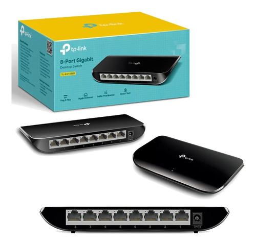 Tp-link 8-port Gigabit 10/100/1000mbps (8 Puertos)