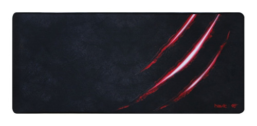 Mouse Pad Gamer Negro/rojo 70cm*30cm*3mm C/ Diseño  Hv-mp860