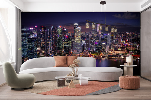 Vinilos Decorativos Paisajes Cuidades Del Mundo 200x200cm