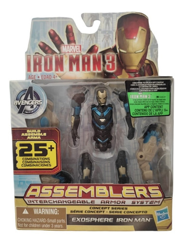 Exosphere Iron Man 3 Assemblers Tipo Marvel Universe 