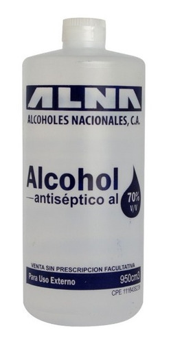 Alcohol Antiseptico Alna 950 Cc