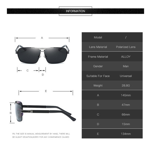 D Gafas De Sol Fotocrómicas Polarizadas Hombre