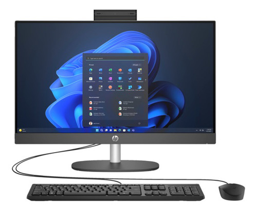 All In One Hp Amd Ryzen 3 8gb Ram 512gb Ssd Win 11 Wifi Cam Negro