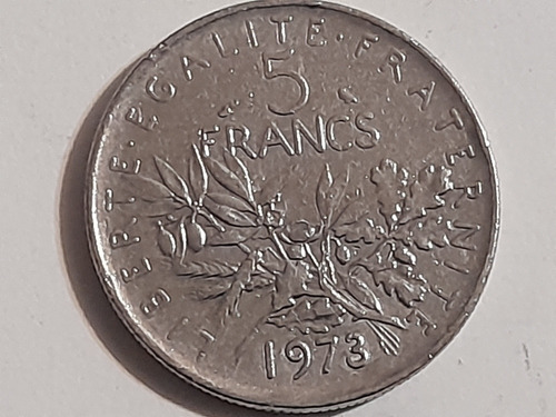 Moneda Francia 5 Francos 1973 (x282.