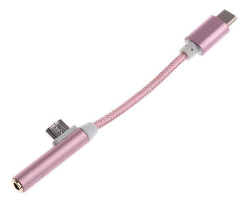 Type-c De Auriculares De 3.5mm + Cable Adaptador De Divisor