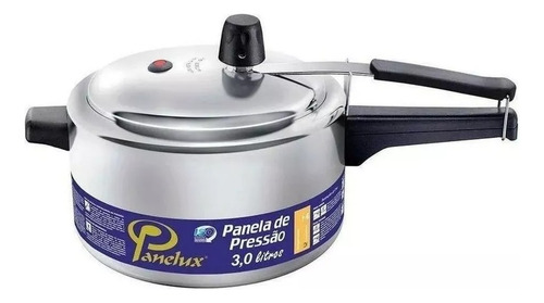 Panela Pressão Alumínio Polida 3 Litros - Panelux Cor Cinza