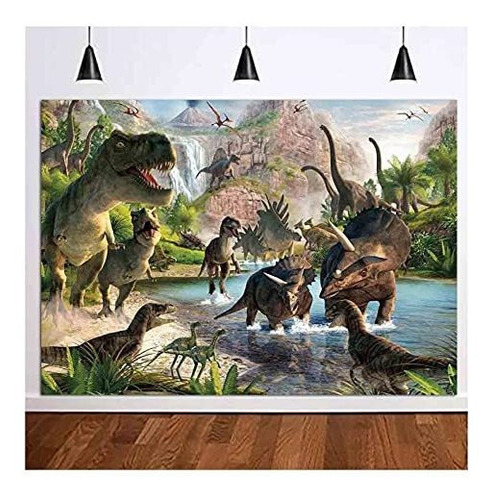 Jurassic Park Fondo Fotografia Diseño Dinosaurio 3d Niño