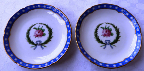 Monijor62-antigua Platitos Decoracion Richard Ginori 9 Cmt (Usado)