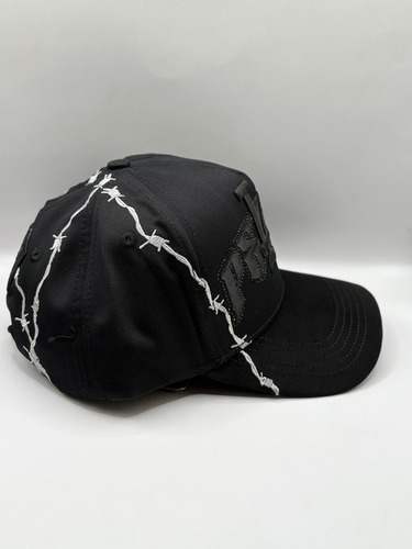 Gorra Fino X Tito Double P Rosones Original Black Negro Ajustable Lisa