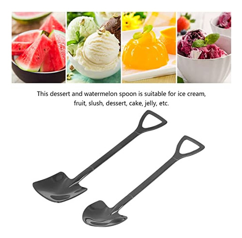 2 Cucharas De Acero Inoxidable De 6 Pulgadas, Ergonómicas, P