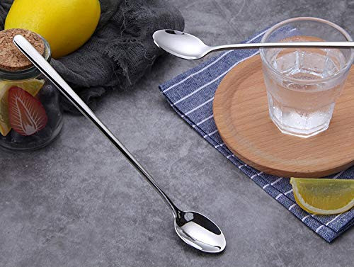 Juego De Cucharas De Mango Largo, 4 Piezas De 22,8 Cm,