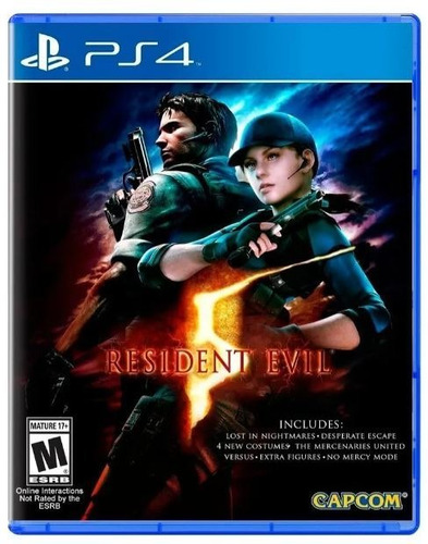 Imagen 1 de 10 de Resident Evil 5 Remastered Ps4 Formato Físico Original