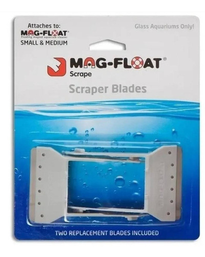 Limpiador flotante para vidrio flotado Aquario Mag de 10 mm y raspador
