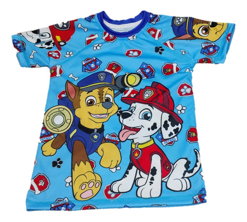 Playera Y Short De Paw Patrol Y Sus Amigos Ligero Y Fresco