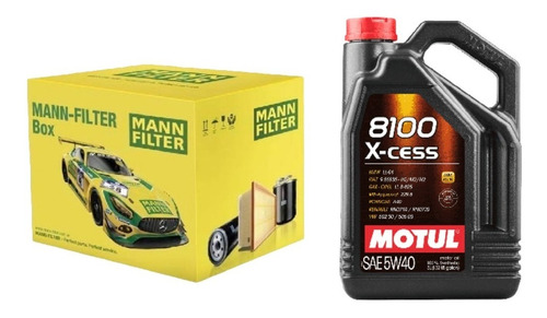 Mann Filter Box - Vento 2.5 + Motul 8100 5w40 X5lts