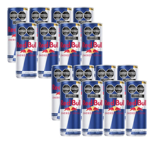 Red Bull Bebida Energizante Lata 250ml Pack X16 - Gobar®
