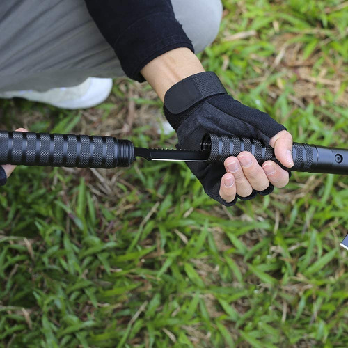 Hacha Para Camping, Con Martillo, Funda De Nailon, Liantral Color Negro