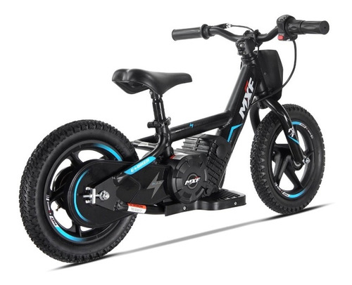 Imagem 3 de 4 de Mini Bicicleta Biker Elétrica Mxf Aro12 Azul+brinde Capacete
