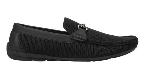 Mocasin Tejido Pierre Cardin 4715 Negro Para Hombre