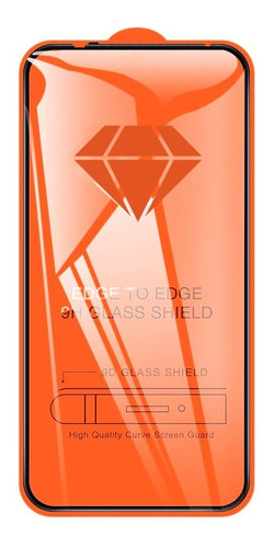 Imagen 2 de 4 de Vidrio Templado Full Glue Cover Con Marco Para Moto G9 Power