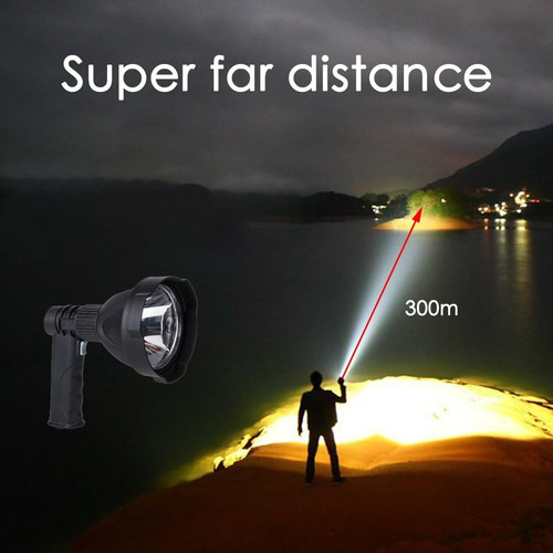 Linterna Super Brillante 1200lm Recargable Caza Camping Luz Blanco
